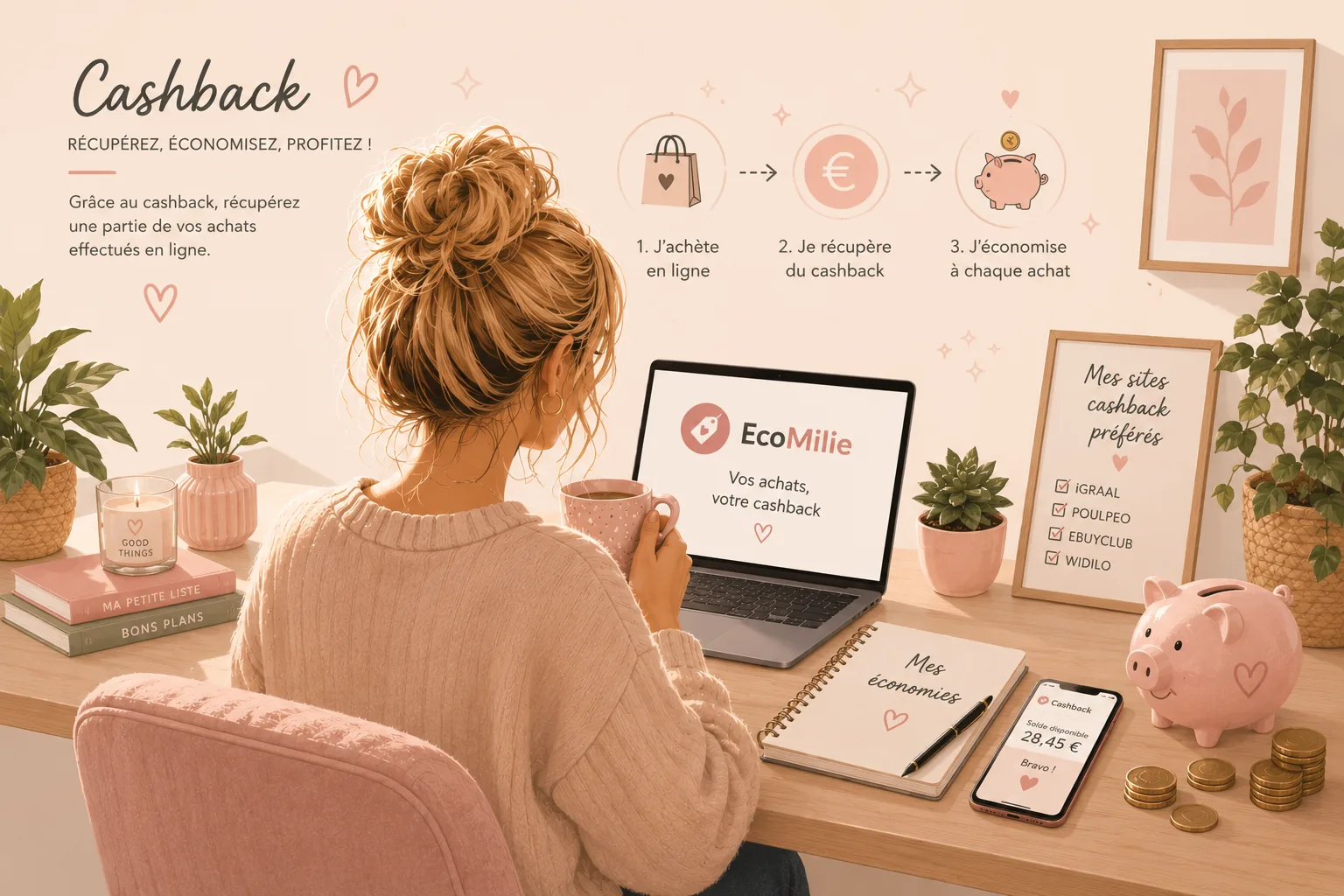Illustration EcoMilie sur le cashback